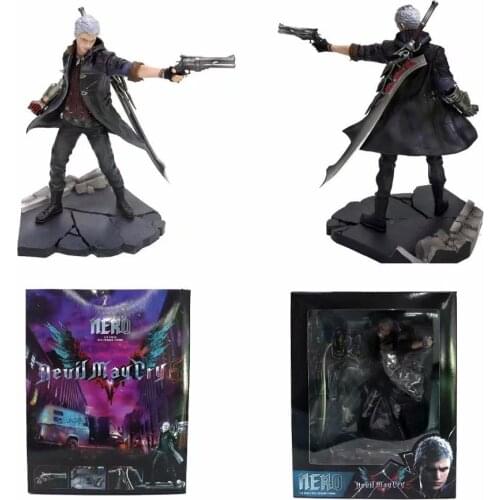 28cm New ARTFX J Devil May-Cry NERO DANTE Statue Figure PVC Model Collection Of toy G ifts