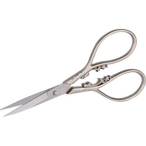 Vintage Tailor Scissors Stainless Steel Sewing Scissors DIY Fabric Clothes Cutter Durable Household Scissors DIY Sewing Tools