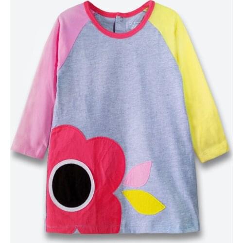 New Autumn Children Dress Girls Kids dress Models Cotton Dress Girl Long Sleeve Embroidery Vestidos Infantil 18 Month - 6 Years