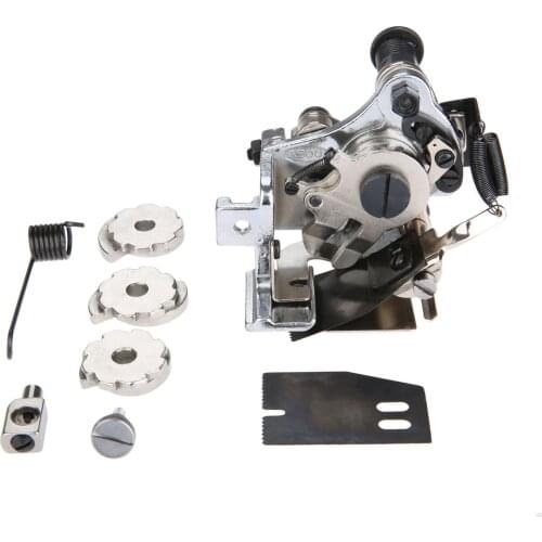 1 Set Metal Ruffler Presser Attachment Foot Industrial Sewing Machine Spare Part Silver A900 (G900) 4 and 8 Stitch Cams