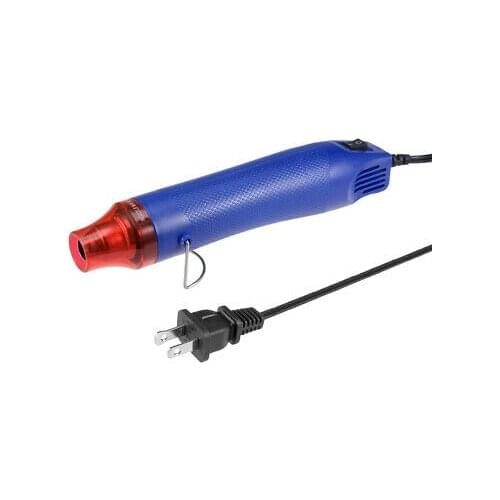 Blue Small Heat Gun for 18650 Wrap Heat Shrink Tubing Temperature 110V 300W DIY