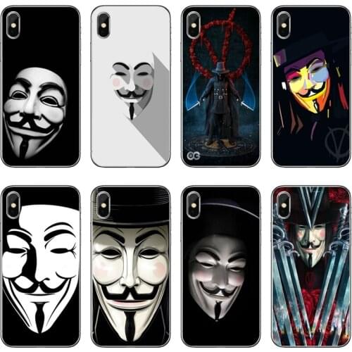 V for Vendetta Soft Phone Case For Samsung Galaxy A71 A70 A60 A51 A50 A41 A40 A31 A30 A20E A21S A12 A10 A7 A5 A3