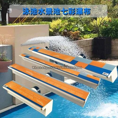 Water curtain waterfall fountain,Pool waterscape waterfall,landscape nozzle,pool water fountain,villa outdoor garden landscape