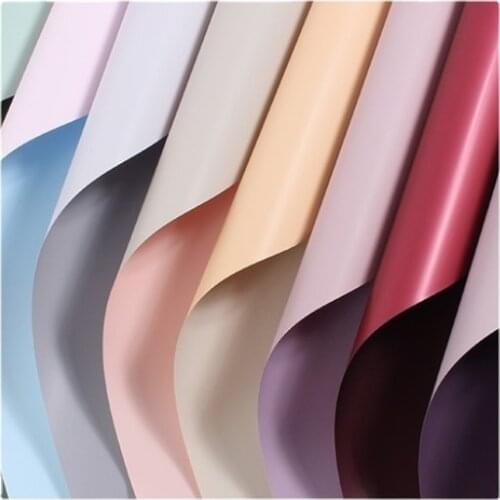 Waterproof Double-Sided Two-Color Korean Ouya Paper Flower Gift Basket Packaging Materials