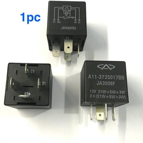 1pc New for Chery QQ6 Cowin 2 Flasher LED Flash car Relay A11-3735017BB/BA Headlight Steering