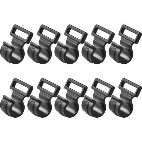10pcs Tent Hooks Camping Caravan Awning Tent Wind Rope Clamp Tent Clip Outdoor Windproof Accessories Drop Shipping