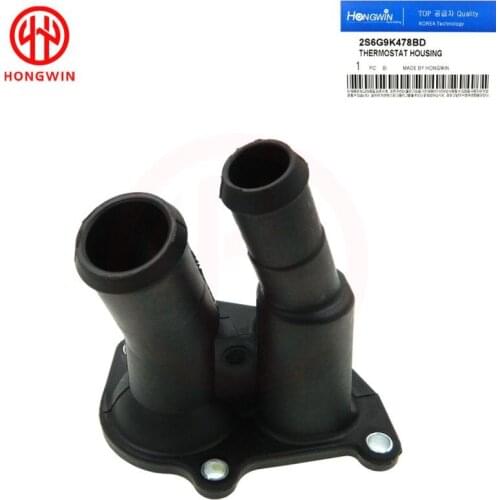 170705 2S6G9K478BA 2S6G9K478BD 2S6G9K478BC Coolant Thermostat Housing Water Connection Fits Ford Fiesta MK5 2001-2008