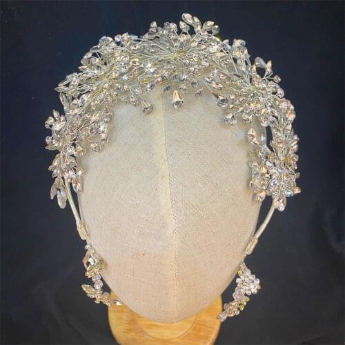 2021 New fashion headpieces flowers for prom and wedding