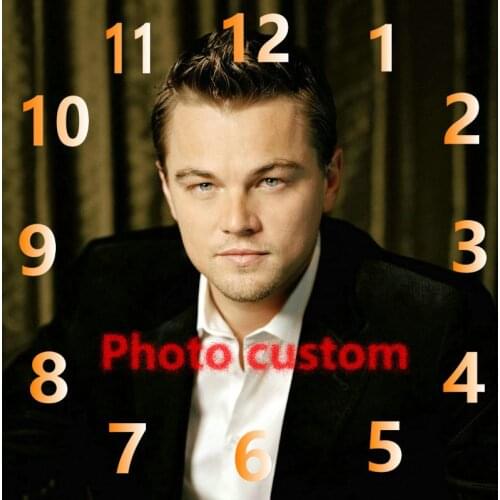 "Photo Customized" 5d diy diamond painting for home decoration photo clock custom mosaic diamond embroidery for holiday gifts