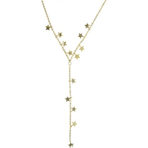 CAN27 2021 silver 925 jewelry hot sell product women man 45cm necklace send with dust bag lover gift small star style