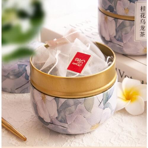 Osmanthus Fragrans Flower with China Oolong Tea Bag , Flower Tea Bag , Afternoon Fruit Tea Time , Aromatherapy , Beauty