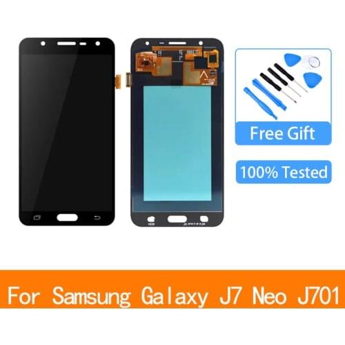 For Samsung Galaxy J7 neo J701 LCD J7 Nxt J701F J701M J7 Core Display With Touch Screen Digitizer Replacement Parts