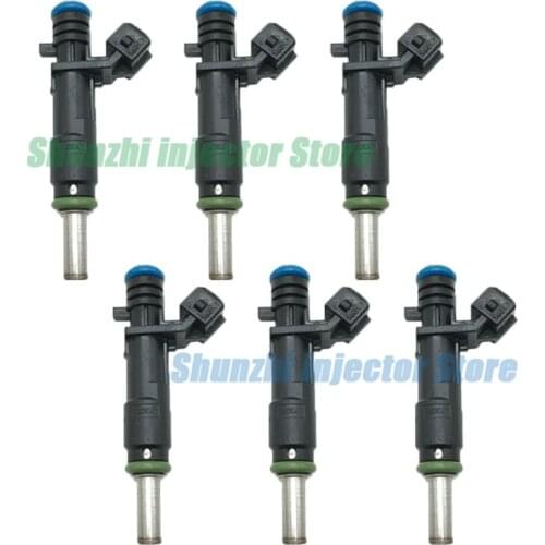 6pcs Fuel Injector Nozzle For Chevrolet Cruze 1.8L Opel Astra J Zafira-C Mokka 1.8 55353806