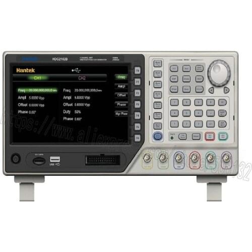 Hantek HDG2012B Digital Signal Generator DMM Function Signal Arbitrary Waveform 10MHz 2 Channels 250MSa/s 64M High Precision