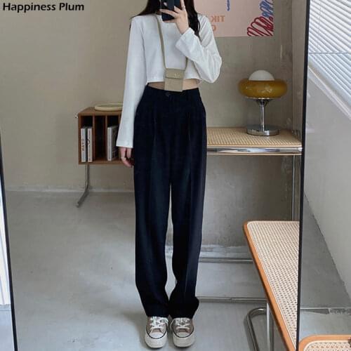 Женские классические брюки Happiness Plum China At AliExpress