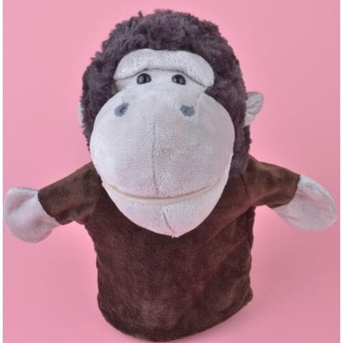 Orangutan hand puppet plush toy, Stuffed Baby / Kids Doll Toy Gift Free Shipping