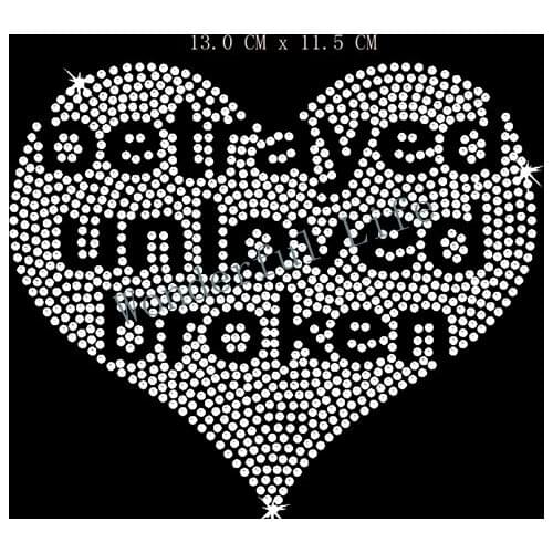 A quality Wonderful Life hot fix rhinestone iron on motifs iron On Rhinestone hear image show some words