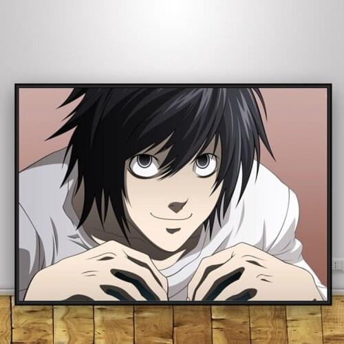HD Canvas Painting Wall art With Frame Anime Death Note Picture Nordic Prints Poster Modular Canvas Painting For Living Room