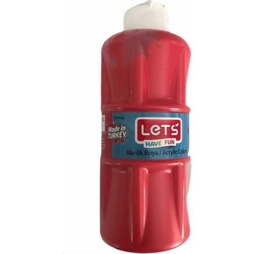 Lets Acrylic Paint Red 250 Ml