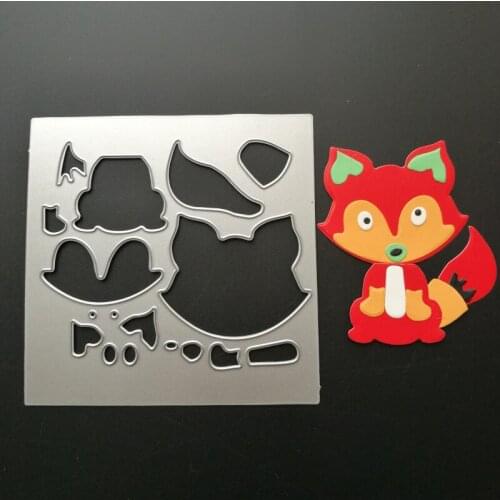 Fox Metal Cutting Dies Stencils for DIY Scrapbooking photo album Decorative Embossing DIY Paper Cards