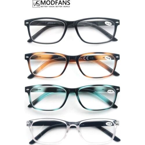 Men Womens Reading Glasses Square Frame Readers Glasses Colorful Retro Business Hyperopia Prescription Presbyopia Eyeglasses