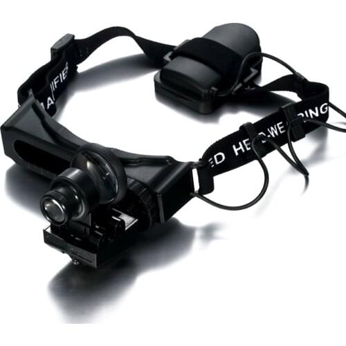 Optical Lamp With Magnifying Lens Wearing Magnifying Glass With LED Lamp Clock Repair Magnifying Glass Medical Magnifying Glass