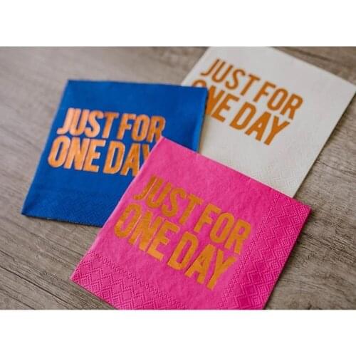 Personalized any text Wedding dinner Napkins Customizedbirthday party cocktail paper napkins Bedruckte Drunk in love napkins