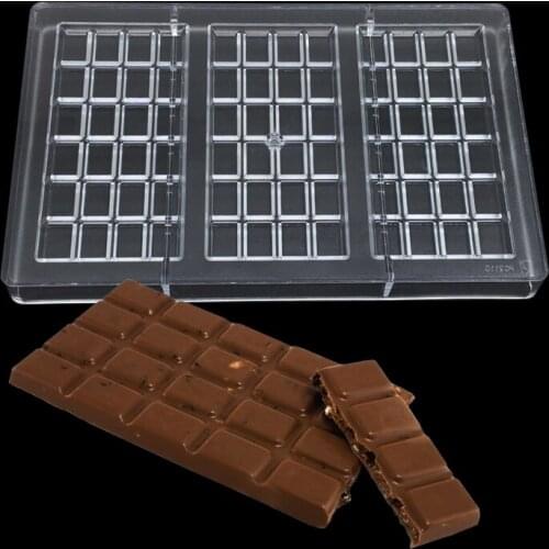 Rectangle 3D Chocolate Mold DIY Candy Jelly Fondant Cake Decorating Tools Baking Molds