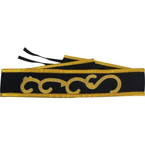 Wushu belt embroidered belt nail gun belt solid wrist embroidery Bracers gun Ding custom Bracers