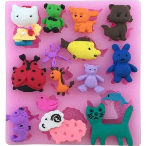 Silicone Cake Mold Christmas Reindeer Form Fondant Mould DIY Cake Pastry Kitchen Baking Accessories Cake Decorating Tools