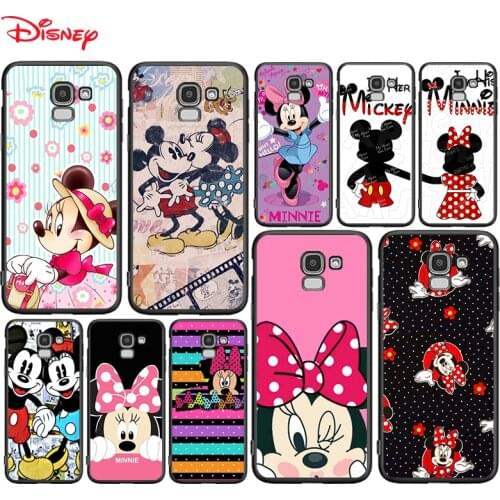 Silicone Cover Cute Minnie Mouse Girls For Samsung Galaxy J8 J7 Duo J6 J5 Prime J4 Plus J3 J2 Core 2018 2017 2016 Phone Case