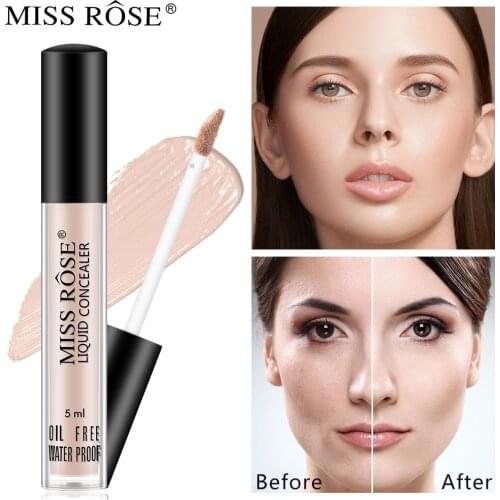 MISS ROSE Makeup Moisturizing Oil Foundation Cream Face Makeup Concealer Foundation Liquid