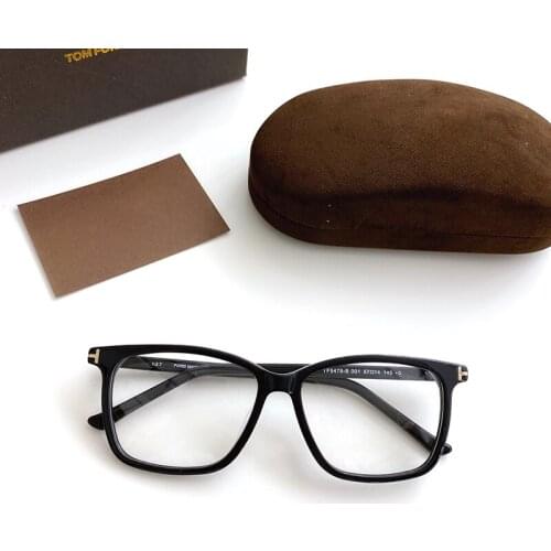 Vintage Tom For Man Optical Eyeglasses Frames Ford squar Acetate men Women Reading Myopia Prescription Glasses TF5478 With Case