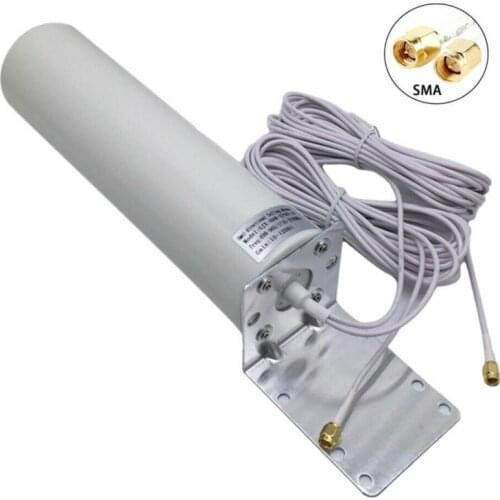 4G LTE Antenna 3G 4G External Antennna Outdoor Antenna With 5m Dual SlIder CRC9/TS9/SMA Connector For 3G 4G Router Modem