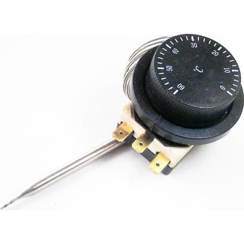 0-40/0-50/0-60/-30-+30 Celsius Degree Adjustable Temperature Control Switch Capillary Thermostat