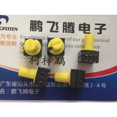 1PCS Japan COPAL SD-1111W 0-F/16 bit with handle and hat rotary coding switch 3: 3 pin position positive code side adjustment