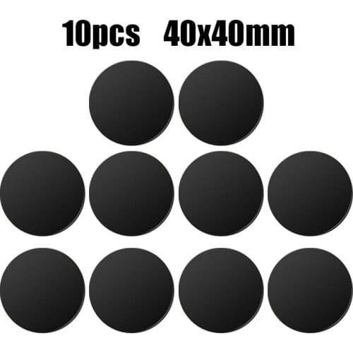 10PCS Metal Plate For Magnetic Car Phone Holder Magnet Stand Iron Sheet Disk Sticker For Magnetic Mobile Phone Holder Mount