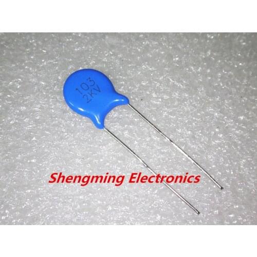 1000PCS 10NF 10000PF 0.01uF 2000V 2KV 103M High Voltage Ceramic Capacitor