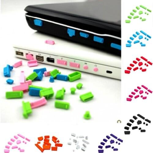 2020 13Pcs/set Silicone Anti Dust Plug Cover Stopper Laptop dust plug laptop dustproof usb dust plug Computer Accessories