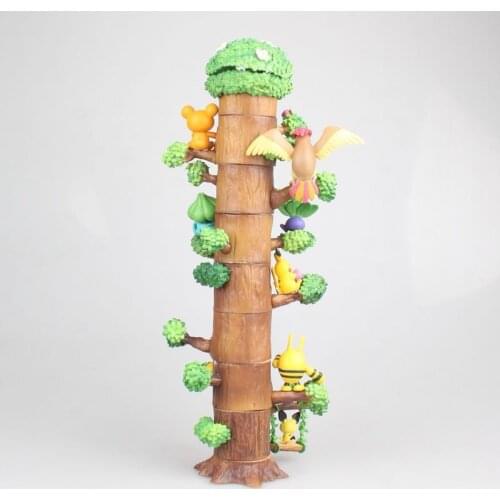 8 Style Anime Pokemon Pikachu Venusaur Blind Box Fashion Surprise Tree Stump Model Ornaments Toys Christmas Gifts for Kids
