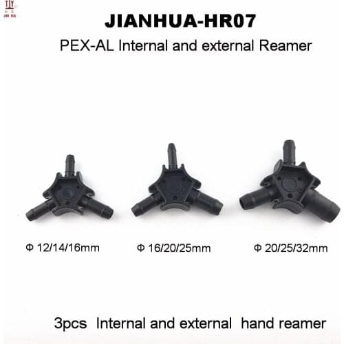 Free Shipping 3Pcs PEX-AL Pipe Prep Tool Internal And External Reamer, PPR Calibrator Fitting For Plumbing Pipes