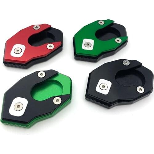 Motorcycle Side Stand Enlarger Plate Pad kickstand Extension kawasaki covers of Z900 Z650 Z1000 Z1000SX ER6N ER6F ZX6R ZX10R