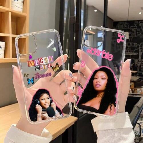 Nicki Minaj Hip Hop Phone Case Transparent For Xiaomi Mi Max Note 3 A2 A3 8 9 9T 10 Lite Pro Ultra transparent tpu waterproof