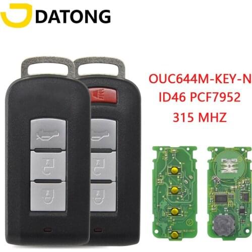 Datong World For Mitsubishi Lancer Outlander Galant RVR Pajero Shogun Montero Sport OUC644M-KEY-N ID46 PCF7952 Promixity Card