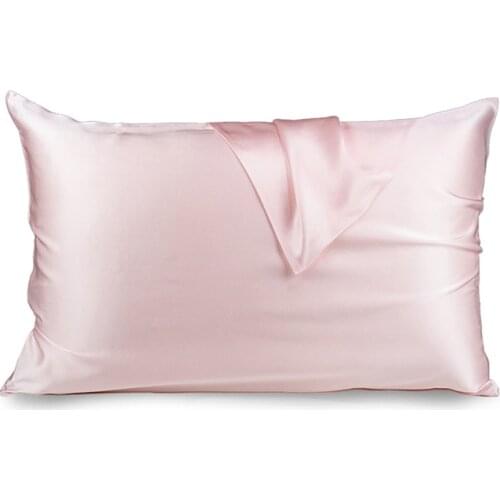 19 Momme 100% Double Silk Pillowcase Pure Natural Mulberry Silk Pillowcase With Hidden Zipper