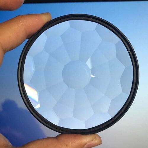 Camera Filter Accessories Repeat Colorful Glass Prism 55 58 62 77 82mm Kaleidoscope Changeable Number of Subjects Photography FX