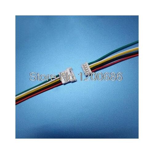 JST 1.25 5Pin Male Female Plug Connector With Wire Cable 1571#28 OD0.9mm