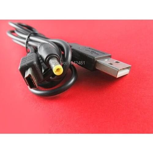 Black Charging Charger Data Transmission USB 2.0 Cable 0.8M 1.2M For PSP 1000 2000 3000 For PSP1000 PSP2000 PSP3000
