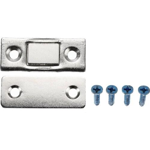2pcs/Set Ultra Thin Strong Door Closer Magnetic Door Catch Latch Door Magnet For Furniture Cabinet Screws With Cupboard