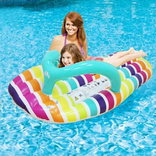 New Inflatable Water Hammock Floating Bed Slippers Lounge Chair for Swimming Pool Beach Drop Shipping